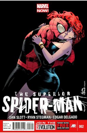 Superior Spider-Man 2 published by Marvel with cover art by Ryan Stegman