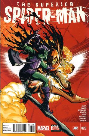 Superior Spider-Man 26 published by Marvel with cover art by Ryan Stegman