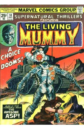 Supernatural Thrillers 10 published by Marvel with cover art by Gil Kane