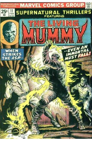 Supernatural Thrillers 11 published by Marvel with cover art by Frank Brunner