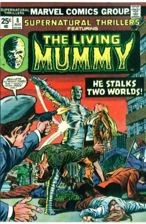 Supernatural Thrillers 8 published by Marvel with cover art by Larry Lieber