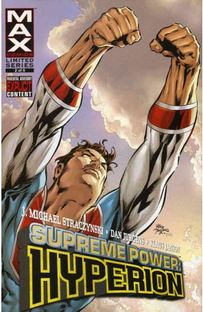 Supreme Power: Hyperion 2 published by Marvel with cover art by Mike Deodato Jr.