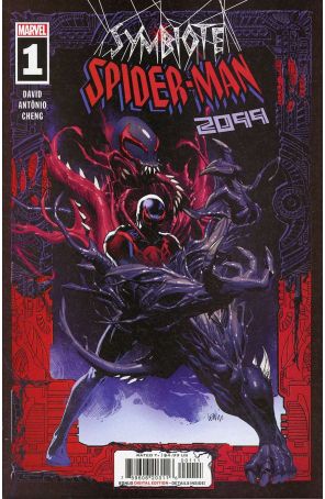 Symbiote Spider-Man 2099 1 published by Marvel with cover art by Leinil Yu