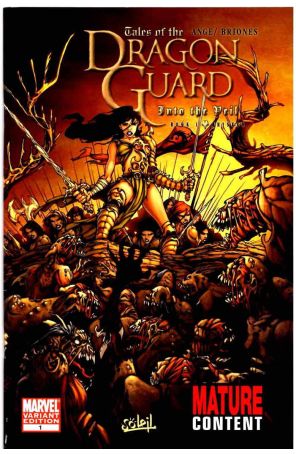 Tales Of The Dragon Guard: Into the Veil 1A published by Marvel with cover art by Christian Paty