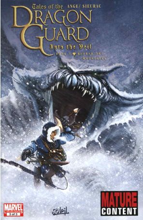 Tales Of The Dragon Guard: Into the Veil 3 published by Marvel with cover art by Laurent Sieurac