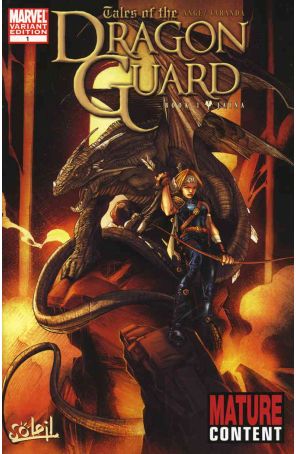 Tales of the Dragon Guard 1A published by Marvel with cover art by Alberto Varanda
