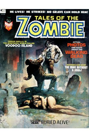 Tales of the Zombie 2 published by Marvel with cover art by Boris Vallejo