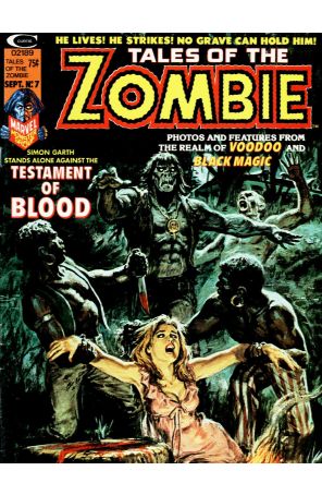 Tales of the Zombie 7 published by Marvel with cover art by Earl Norem