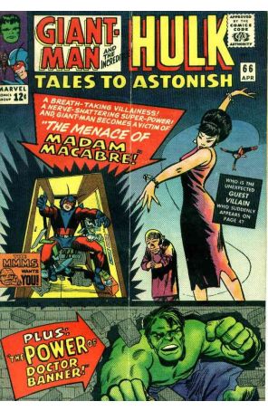 Tales to Astonish (Vol. 1) 66 published by Marvel with cover art by Jack Kirby