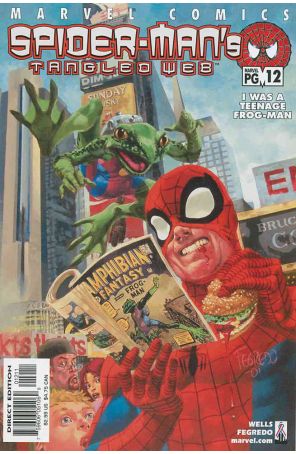 Tangled Web 12 published by Marvel with cover art by Duncan Fegredo