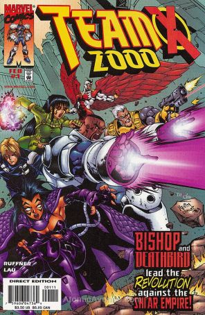 Team X 2000 1 published by Marvel with cover art by Kevin Lau