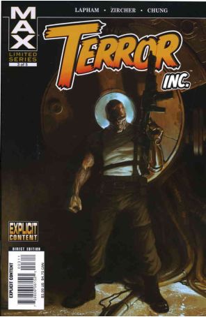 Terror, Inc. (2nd series) 3 published by Marvel with cover art by Jelena Kevic-Djurdjevic