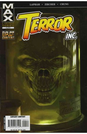 Terror, Inc. (2nd series) 4 published by Marvel with cover art by Jelena Kevic-Djurdjevic