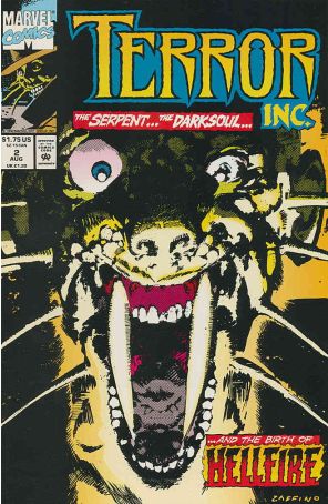 Terror, Inc. 2 published by Marvel with cover art by Jorge Zaffino