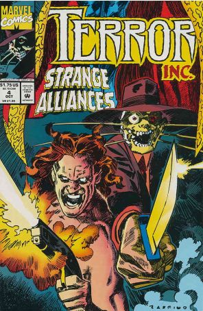 Terror, Inc. 4 published by Marvel with cover art by Jorge Zaffino