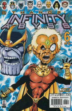 Thanos: Infinity Abyss 6 published by Marvel with cover art by Jim Starlin