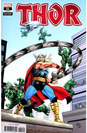 Thor (6th Series) 21C published by Marvel with cover art by Creees Lee
