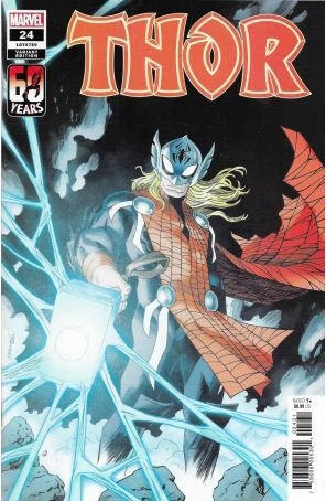 Thor (6th Series) 24B published by Marvel with cover art by Declan Shalvey