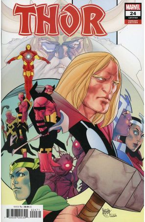Thor (6th Series) 24F published by Marvel with cover art by Pasqual Ferry