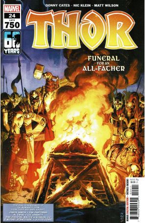 Thor (6th Series) 24 published by Marvel with cover art by Nic Klein