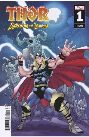 Thor: Lightning and Lament 1A published by Marvel with cover art by Logan Lubera