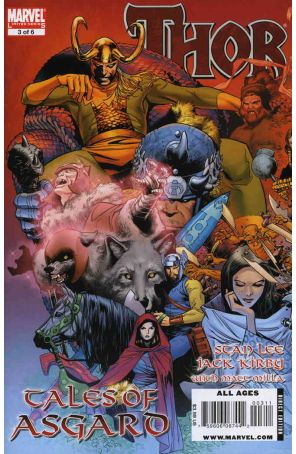 Thor: Tales of Asgard by Stan Lee And Jack Kirby 3 published by Marvel with cover art by Oliver Copiel