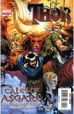 Thor: Tales of Asgard by Stan Lee And Jack Kirby 4 published by Marvel with cover art by Oliver Copiel