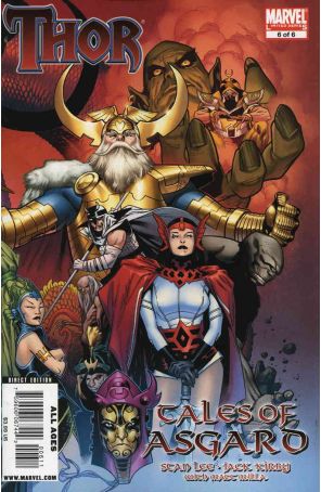 Thor: Tales of Asgard by Stan Lee And Jack Kirby 6 published by Marvel with cover art by Oliver Copiel