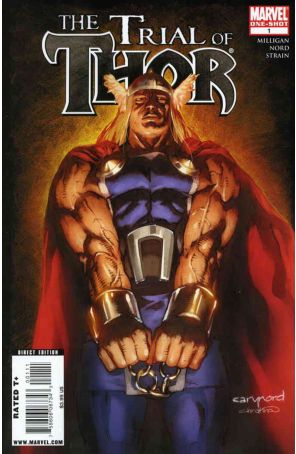 Thor: The Trial of Thor 1 published by Marvel with cover art by Cary Nord