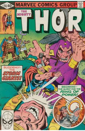 Thor 295 published by Marvel with cover art by Keith Pollard