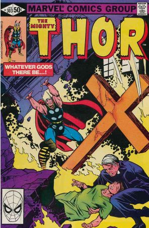 Thor 303 published by Marvel with cover art by Keith Pollard