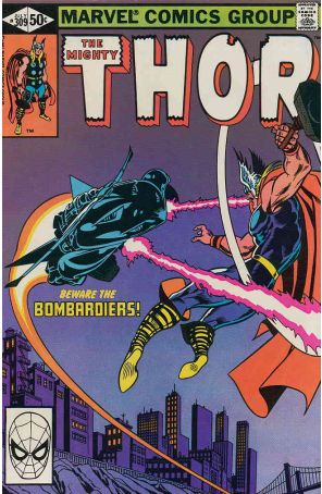 Thor 309 published by Marvel with cover art by Rick Leonardi