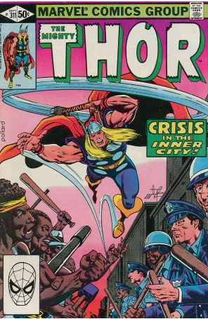 Thor 311 published by Marvel with cover art by Keith Pollard