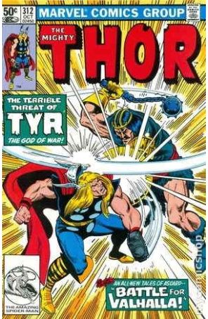 Thor 312 (2nd) published by Marvel with cover art by Keith Pollard