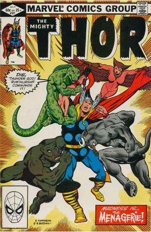 Thor 321 published by Marvel with cover art by Alan Kupperberg