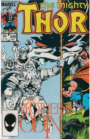 Thor 349 published by Marvel with cover art by Walt Simonson