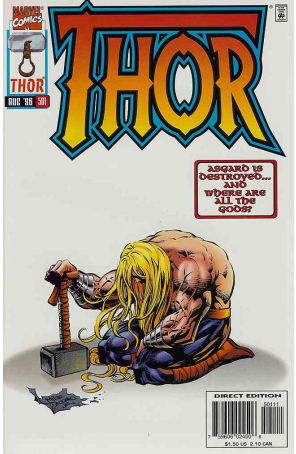 Thor 501 published by Marvel with cover art by Mike Deodato Jr.