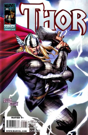 Thor 604 published by Marvel with cover art by Billy Tan