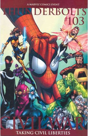 Thunderbolts 103 (2nd) published by Marvel with cover art by Mark Bagley