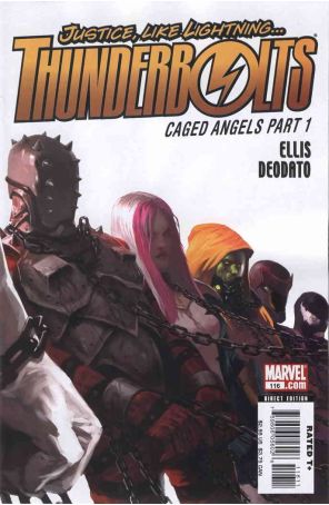 Thunderbolts 116 published by Marvel with cover art by Marko Djurdjevic
