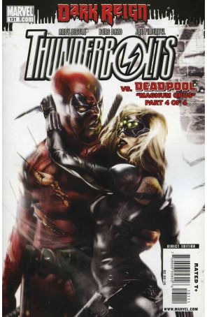 Thunderbolts 131 published by Marvel with cover art by Francesco Mattina