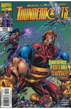 Thunderbolts 28 published by Marvel with cover art by Mark Bagley