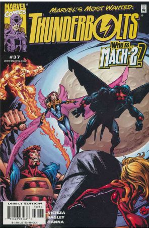 Thunderbolts 37 published by Marvel with cover art by Mark Bagley