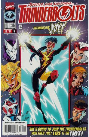 Thunderbolts 4 published by Marvel with cover art by Mark Bagley