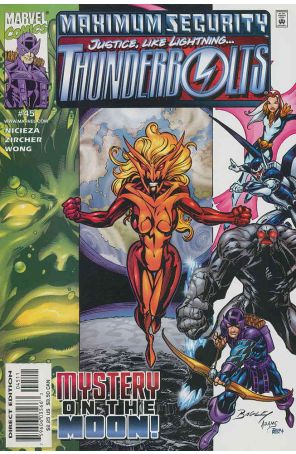 Thunderbolts 45 published by Marvel with cover art by Mark Bagley
