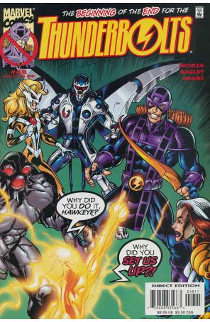 Thunderbolts 48 published by Marvel with cover art by Mark Bagley