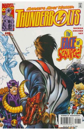 Thunderbolts 49 published by Marvel with cover art by Mark Bagley