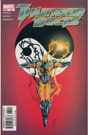 Thunderbolts 72 published by Marvel with cover art by Juan Bobillo