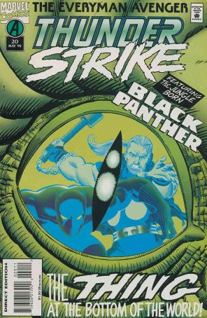 Thunderstrike 20 published by Marvel with cover art by Ron Frenz