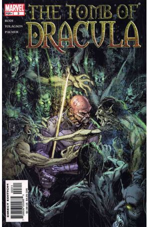 Tomb of Dracula (Vol. 2) 3 published by Marvel with cover art by Bill Sienkiewicz